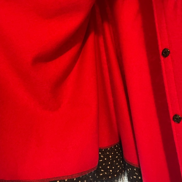 Handmade wool and fur poncho - Picture 3 of 5